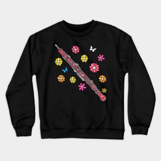 Mothers Day Oboe Mom Female Oboist Woodwind Musician Crewneck Sweatshirt